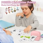 Μίνι θερμικός εκτυπωτής με Bluetooth Mini Printer - ροζ - Image 4