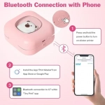 Μίνι θερμικός εκτυπωτής με Bluetooth Mini Printer - ροζ - Image 6