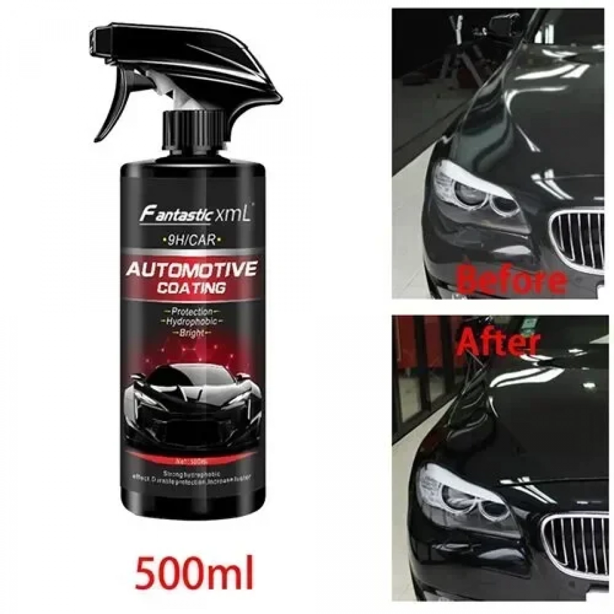 Nano Spray Coating κεραμική επίστρωση – Automotive Coating Hydrophobic 500ml - Image 2
