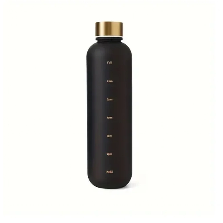Παγούρι νερού με καπάκι 1000ml 23273 μαύρο