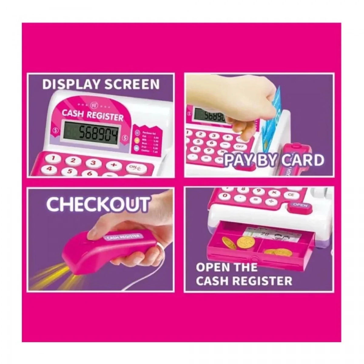 Παιδική Ταμειακή Μηχανή Mini Market - Photo2