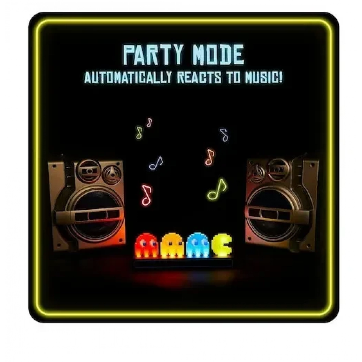 Παιδικό διακοσμητικό φωτιστικό Pac Man and Ghosts 30x10cm πολύχρωμο - Image 6