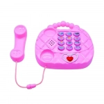 Παιδικό Τηλέφωνο Εκμάθησης Ροζ Phone Learning Activities 3+ ετών - Ροζ - Photo2