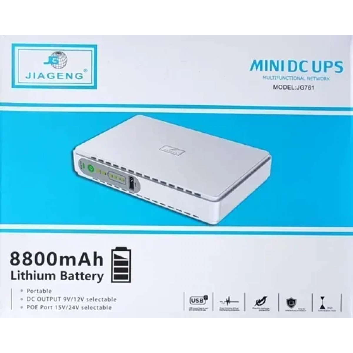 Παροχή τροφοδοσίας 88000mah Mini UPS Jiageng JG761 - Image 2