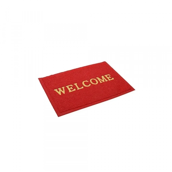 Πατάκι Εισόδου Welcome Κόκκινο 68x48εκ. - Photo1