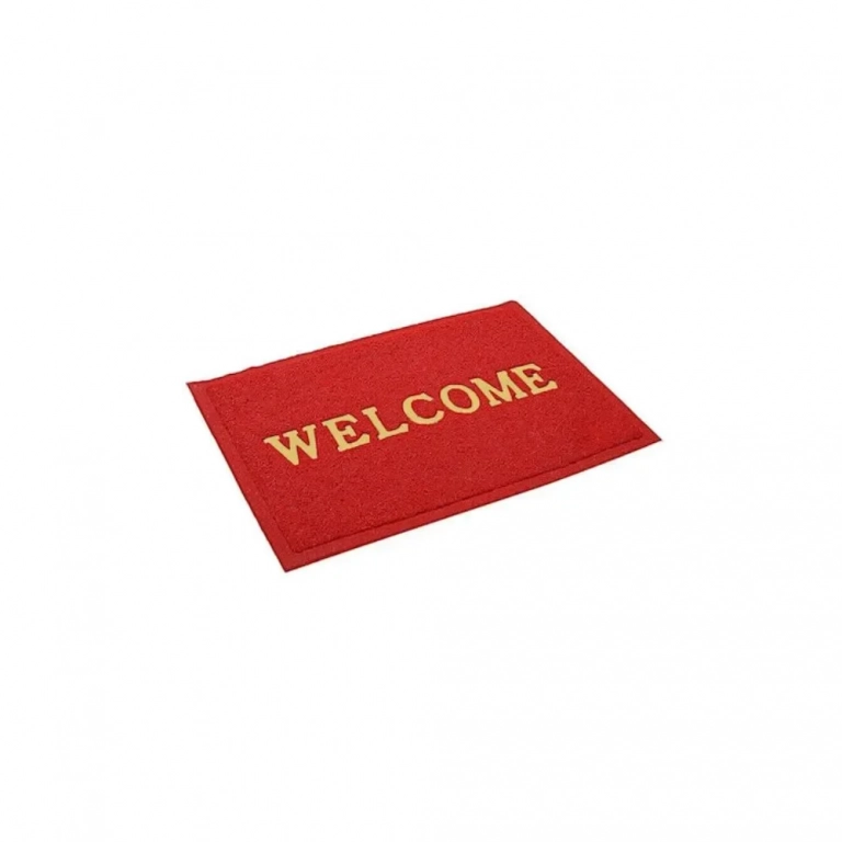 Πατάκι Εισόδου Welcome Κόκκινο 68x48εκ. - Photo1