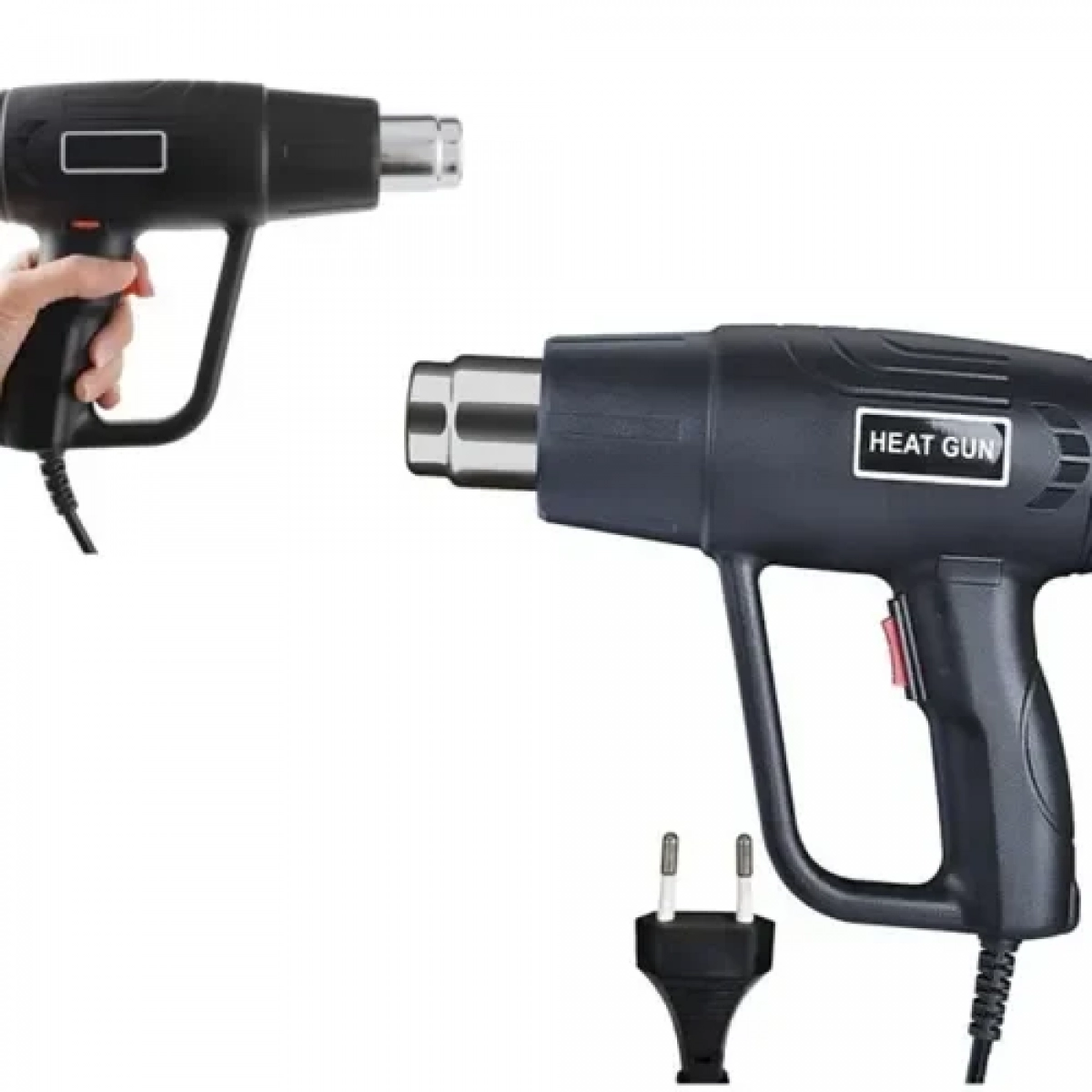 Πιστόλι θερμού αέρα 650℃ 2000w HL18668-197 μαύρο - Image 2