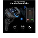 Πομπός αυτοκινήτου FM Transmitter Bluetooth με υποστήριξη φόρτισης QC3.0 & 5V/2.4A BT70 - Image 7