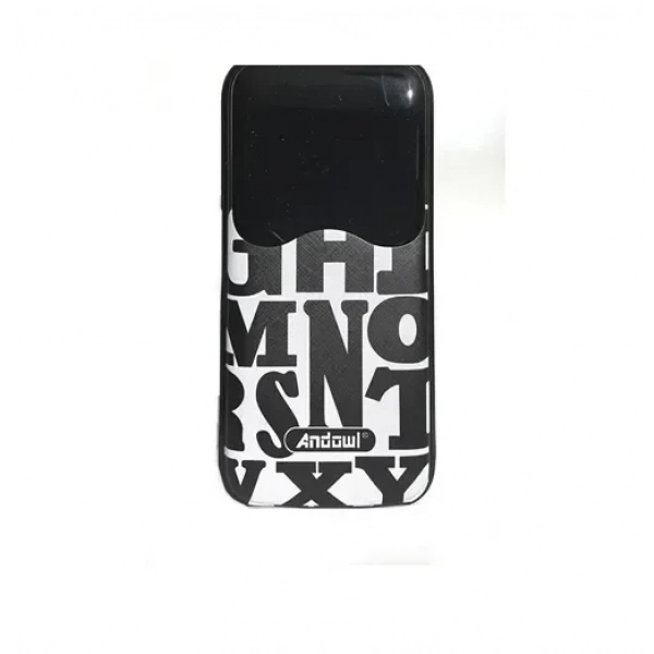 Power Bank 30000mAh με ενσωματωμένα καλώδια και οθόνη LED Andowl Q-CD902 μαύρο