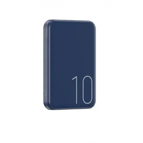 Power Bank ασύρματης φόρτισης 10000mAh 15W με θύρα USB-C Remax RPP-65 μπλε