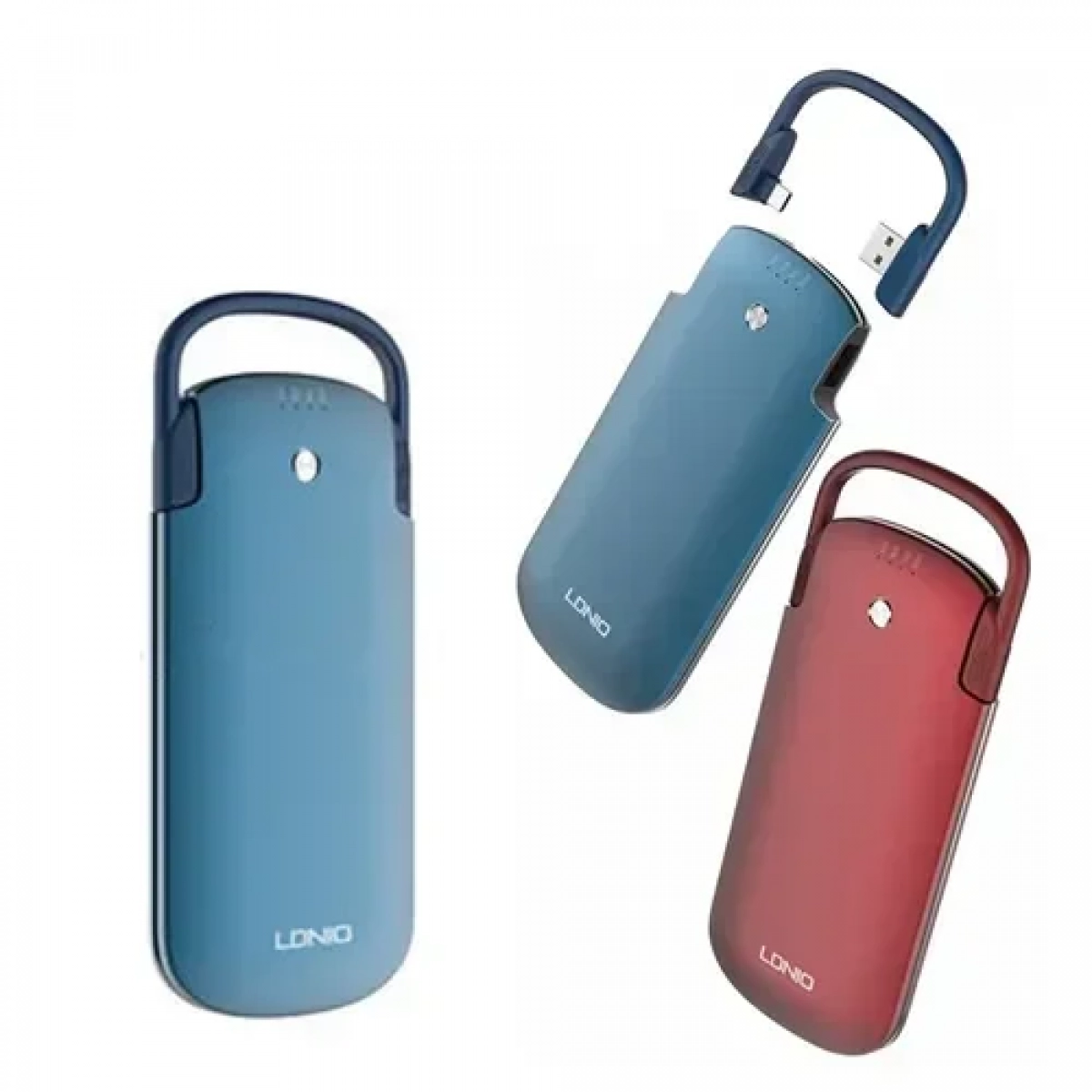 Power Bank γρήγορης φόρτισης 10000mAh LDNIO PL1005 - κόκκινο - Image 2