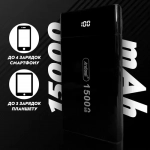 Power Bank γρήγορης φόρτισης 15000mAh Andowl Q-CD555 μαύρο - ροζ - Image 4