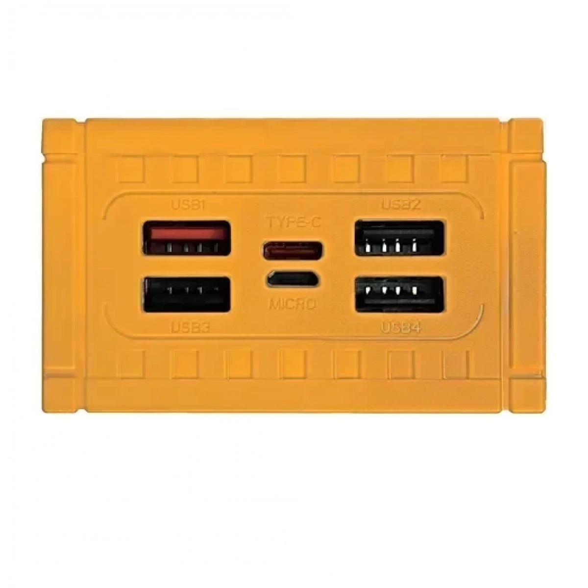 Power Bank γρήγορης φόρτισης 40000mAh Andowl Q-CD4000 - κίτρινο - Image 3