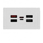 Power Bank γρήγορης φόρτισης 40000mAh Andowl Q-CD4000 - λευκό - Image 3