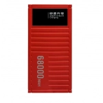 Power Bank γρήγορης φόρτισης 68000mAh Andowl Q-CD6500 - κόκκινο