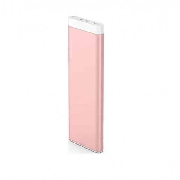 Power Bank με 2 θύρες USB-A και θύρα USB-C EZRA PB03 10000mAh – ροζ