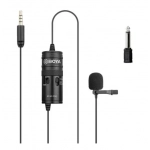 Πυκνωτικό μικρόφωνο Jack 3.5mm πέτου για κάμερα και κινητό Boya BY-M1 Pro