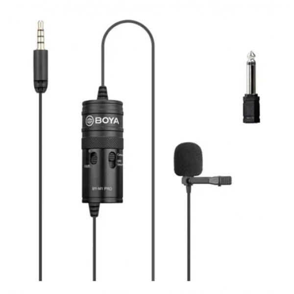 Πυκνωτικό μικρόφωνο Jack 3.5mm πέτου για κάμερα και κινητό Boya BY-M1 Pro