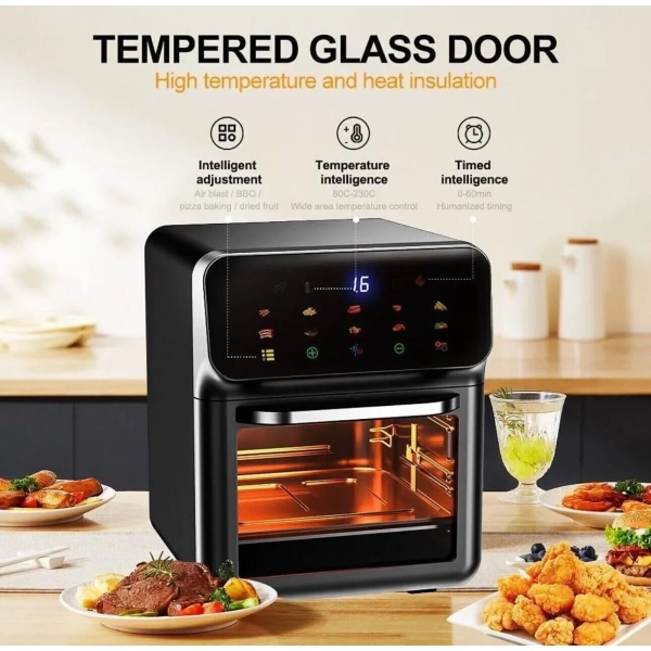 Andowl Q-G33 Φριτέζα αέρος 1800W 12L  Μαύρη