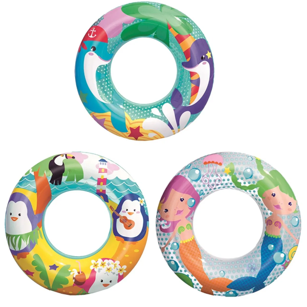 Σωσίβιο Κουλούρα Θαλάσσης Με Σχέδια Ø51cm Bestway 36113