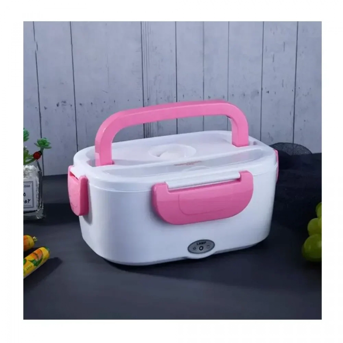 Θερμαινόμενο δοχείο φαγητού 650ml/450ml 40W Ροζ - Photo4