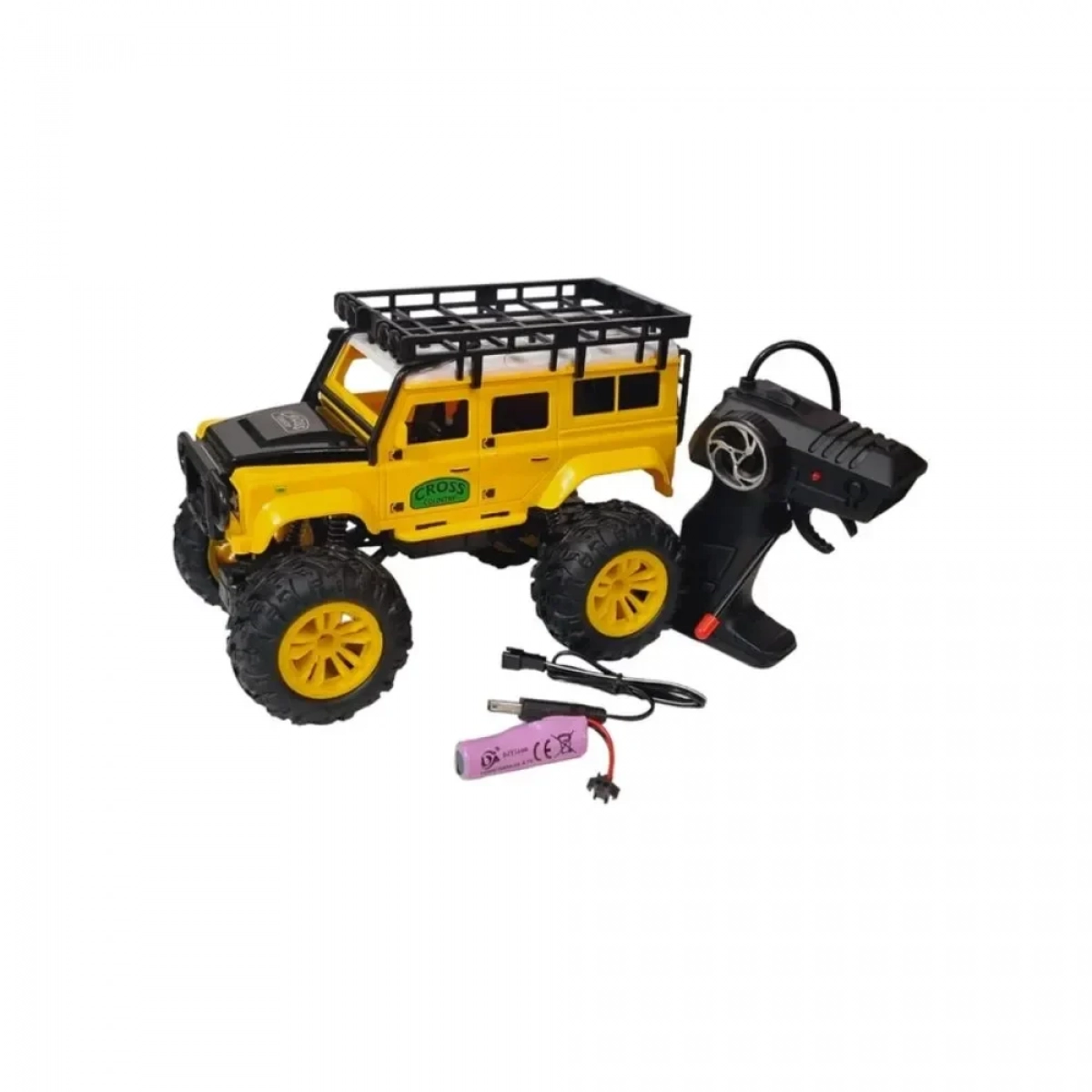 Τηλεκατευθυνόμενο 4WD Off-road Αυτοκινητάκι με Τηλεχειριστήριο, Κίτρινο 1:16 - Photo4