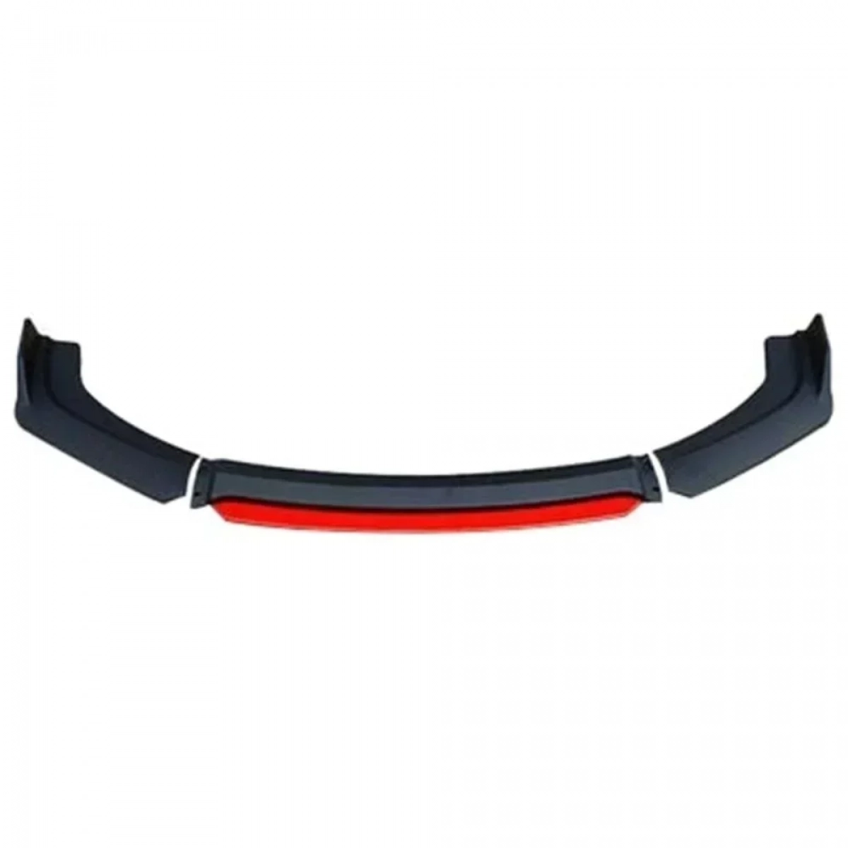Universal Front Lip – Εμπρόσθια αεροτομή αυτοκινήτου 4τμχ OEM HW-0051 – μαύρο/κόκκινο