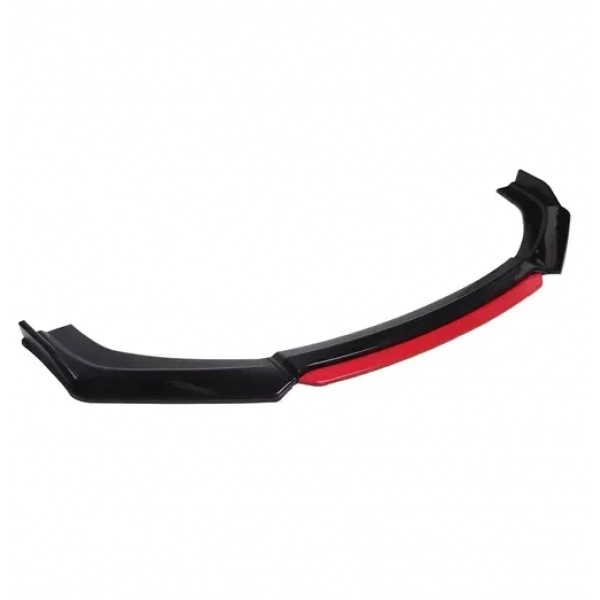 Universal Front Lip – Εμπρόσθια αεροτομή αυτοκινήτου 4τμχ OEM HW-0051 – μαύρο/κόκκινο
