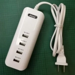 Βάση φόρτισης με 4 θύρες USB-A 20W Andowl Q-UX4 λευκό - Image 2