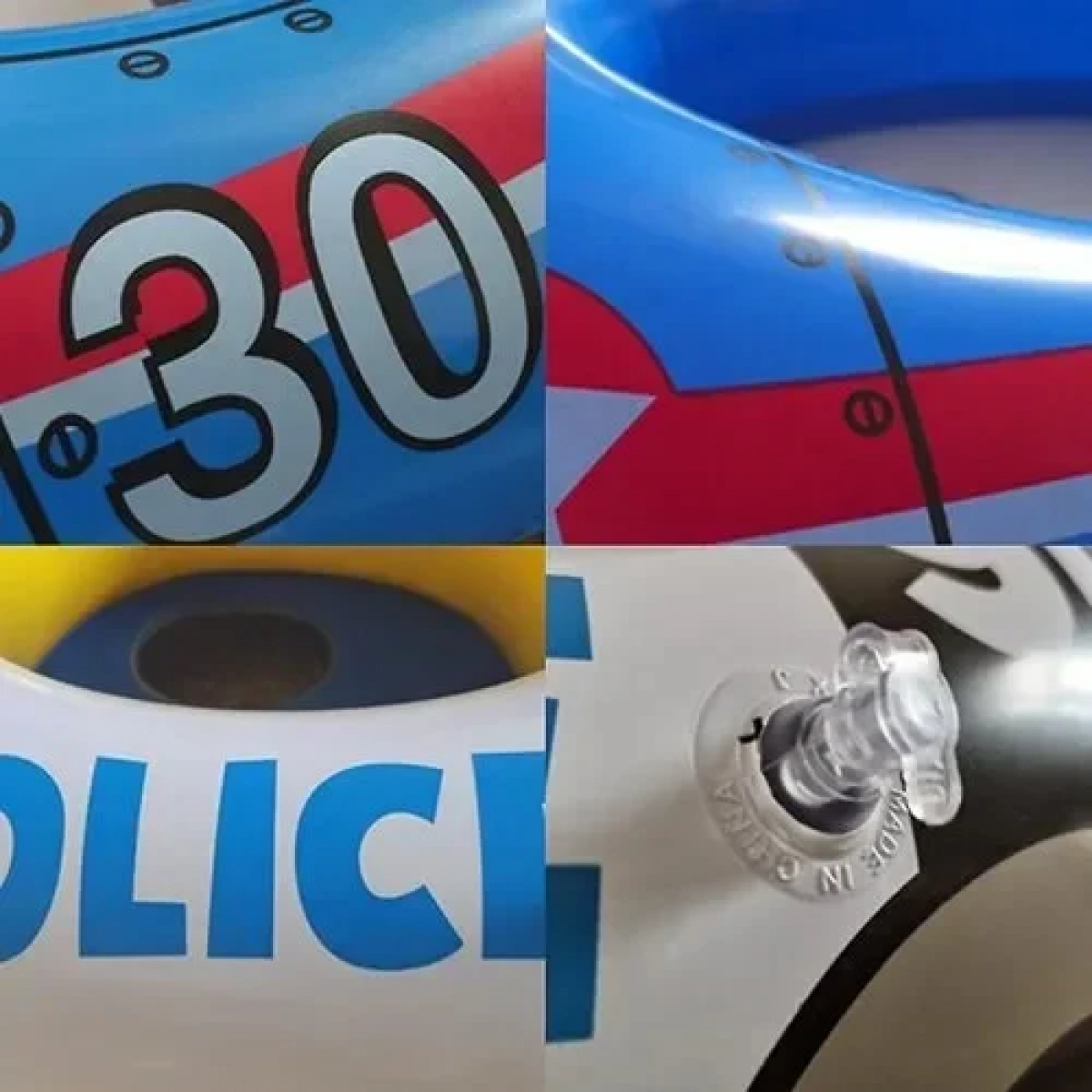 Βρεφικό σωσίβιο αεροπλάνο με κάθισμα 75cm - μπλε - Image 3