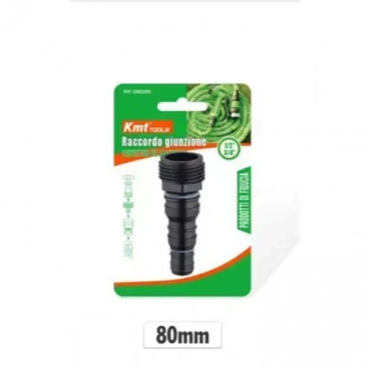 Ρακόρ Ποτίσματος Σύνδεσμος Φις 1/2"-3/4" 80 Χιλιοστών