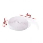 Αυτοκόλλητη Ταινία Velcro (χριτς-χρατς) Άσπρη 6mm*6m KMT Tools 8435545711951
