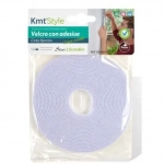 Αυτοκόλλητη Ταινία Velcro (χριτς-χρατς) Άσπρη 1cm*6m KMT Tools 8435545711975