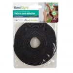 Αυτοκόλλητη Ταινία Velcro (χριτς-χρατς) Μαύρη 6mm*6m KMT Tools 8435545711982
