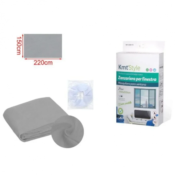 Σίτα Κουνουπιέρα Παραθύρου Γκρι KMT Tools 8435674801721
