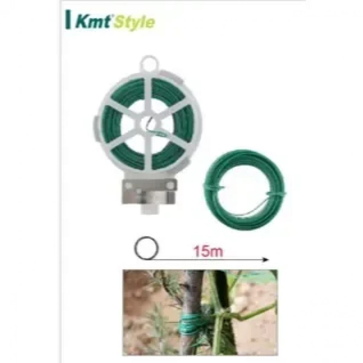 Σύρμα Για Δέσιμο Φυτών Με Stop 4*15m