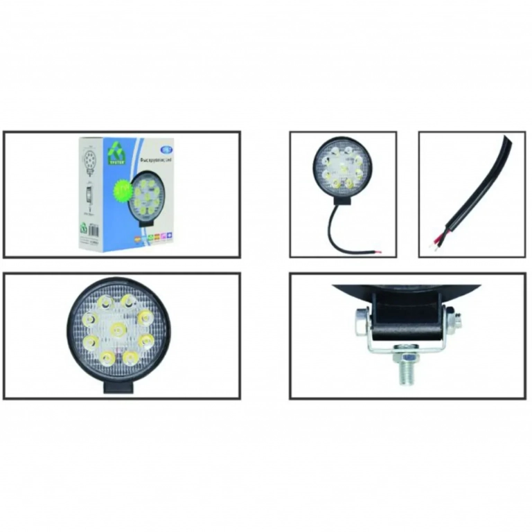 Προβολέας Led Στρογγυλός 27W 2.8cm