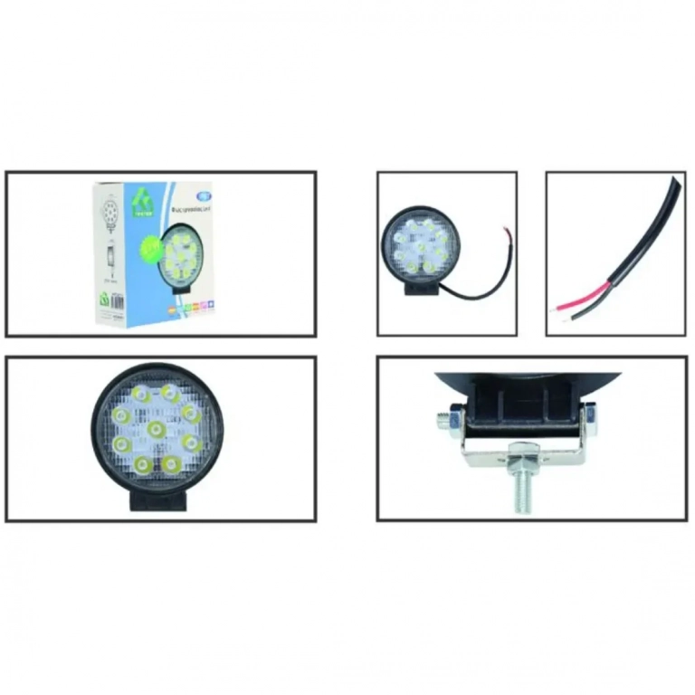 Προβολέας Led Στρογγυλός 27W 3.5cm