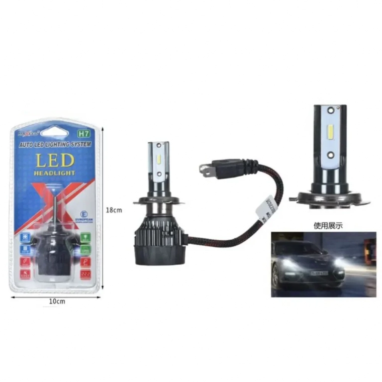 Λάμπα Αυτοκινήτου LED Η7 C6 6000Κ 36W 4500LM