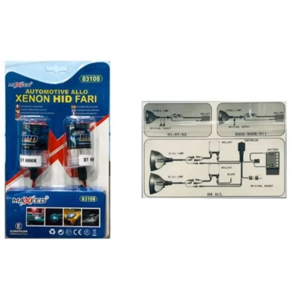 Κιτ Φώτα Αυτοκινήτου HID XENON Η1 6000Κ 83108