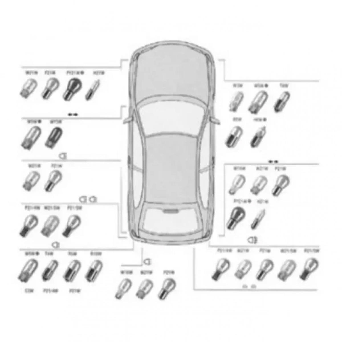 Λαμπάκια Αλογόνου Αυτοκινήτου T13 12V 10W 24513 Σετ 2 Τεμάχια