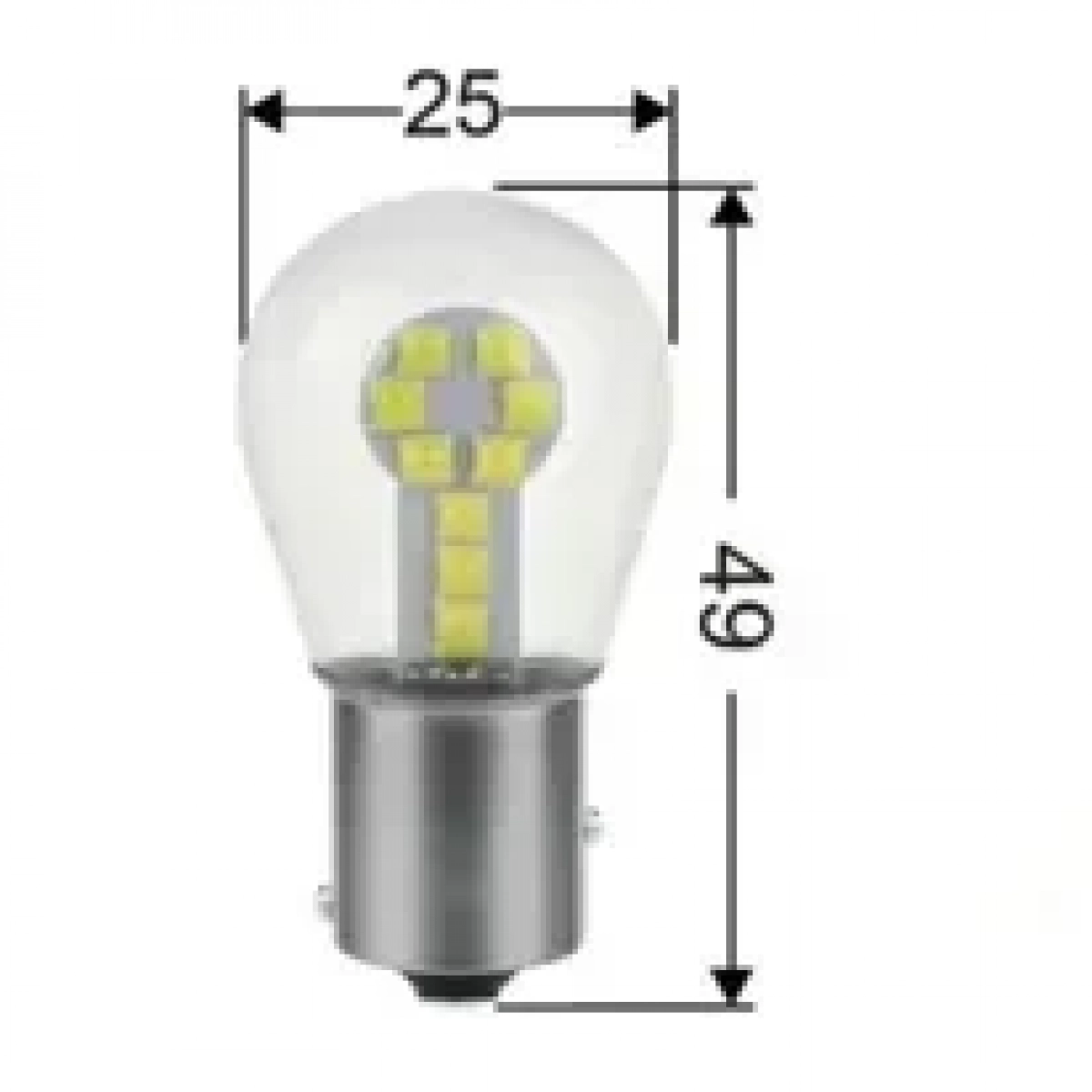 Λάμπα Στοπ 1157-18SMD 88004