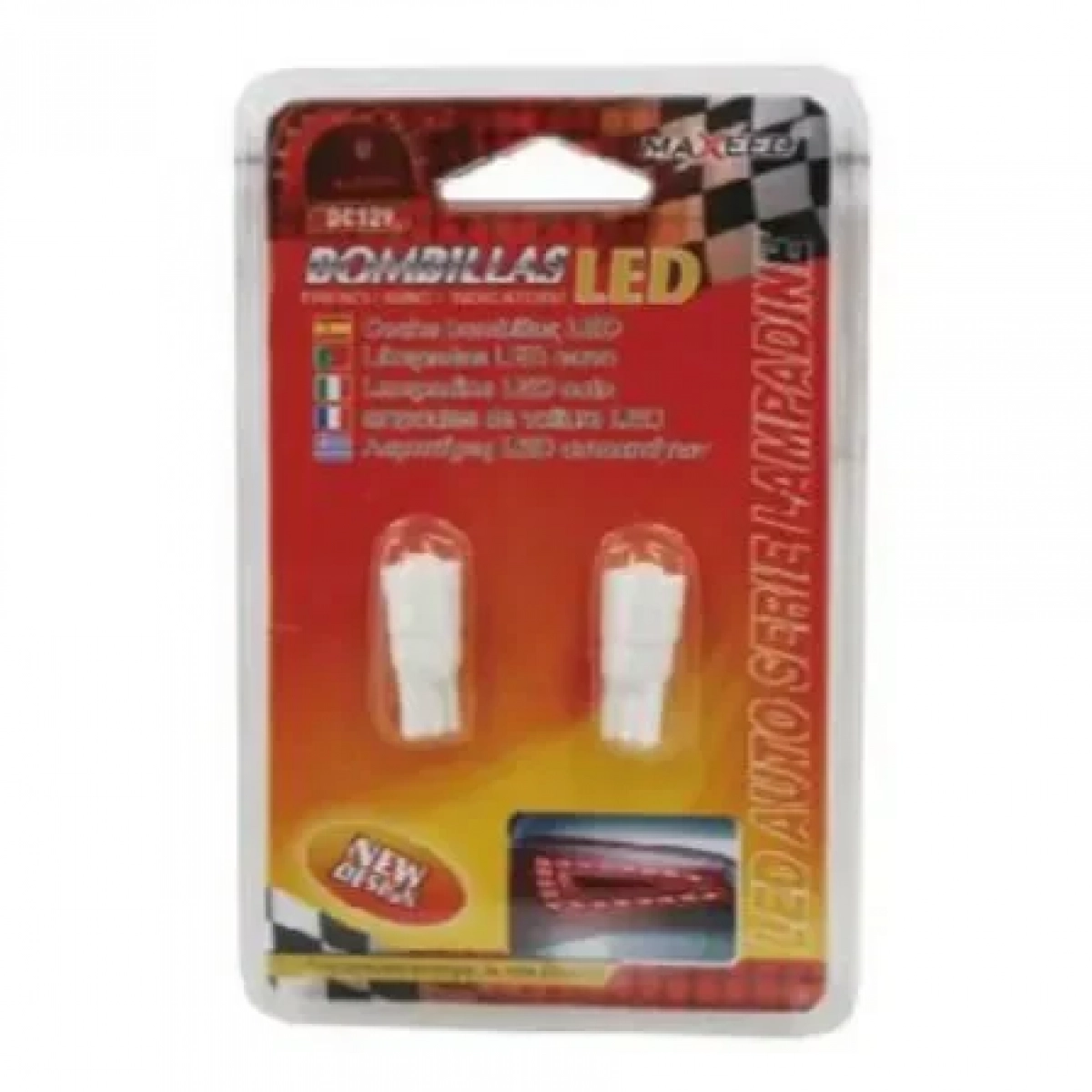 Λαμπτήρες Αυτοκινήτου Led Σετ 2 Τεμαχίων 12V Τ10-15W 21347