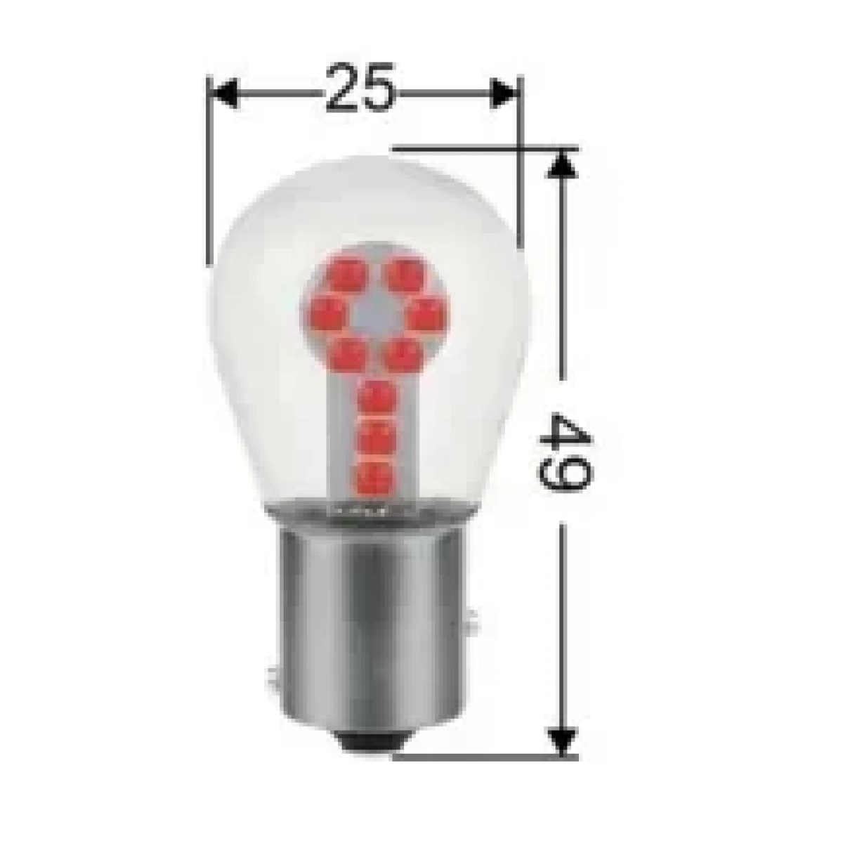 Λάμπα Στοπ 1157-18SMD 88048