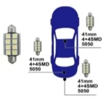 Φωτιστικό Οροφής Ή Πινακίδας 41MM-5050-8LED 44SMD 17599