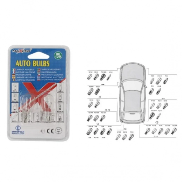 Λαμπάκια Αλογόνου Αυτοκινήτου Τ20-12V-21W 24515 Σετ 2 Τεμάχια