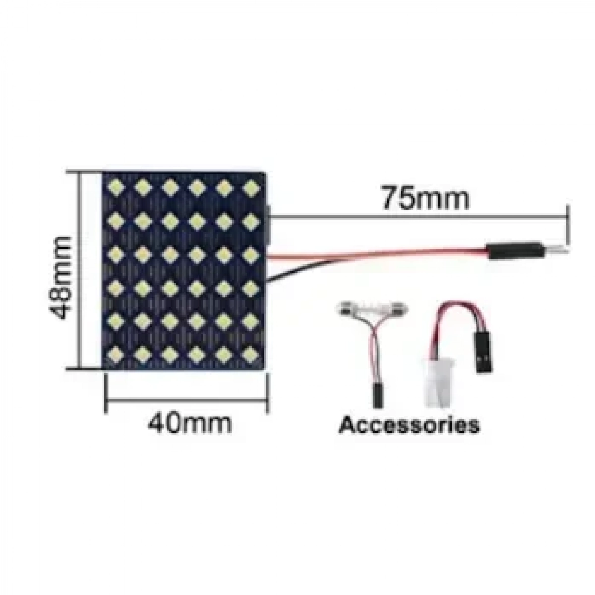 Φωτιστικό Οροφής Αυτοκινήτου Led 12V 36SMD-3030 83083