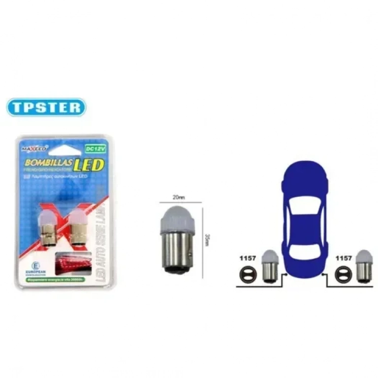Σετ Λάμπες Αυτοκινήτου LED-1157-L18R 26901