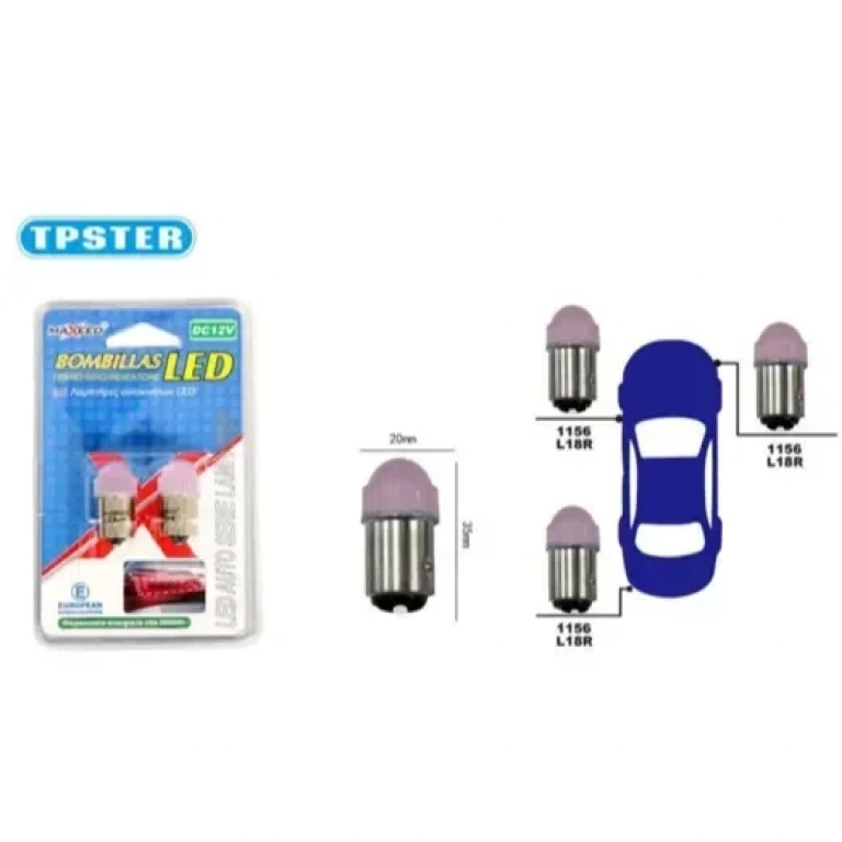 Σετ Λάμπες Αυτοκινήτου LED-1157-L18R 26900