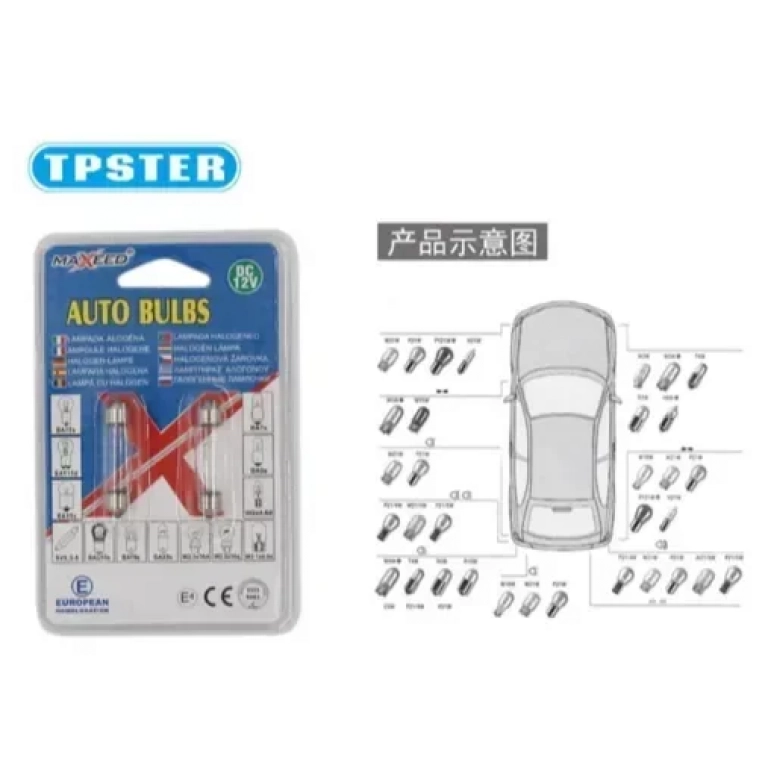 Σετ Λάμπες Αυτοκινήτου LED 12V-5W 24520